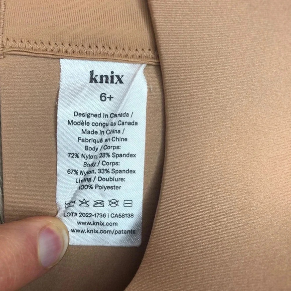 Knix WingWoman Contour Bra | Warm  Sand / Tan / Nude | Size 6+ - Picture 8 of 8